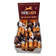 Chewllagen jautienos skonio kolageno ritinys 12,5 cm, 35 vnt. x 55 g dėžė