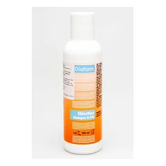Diafarm Chlorhexidine Shampoo 0.5% dezinfekcinis šampūnas šunims ir katėms, 150 ml