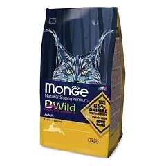 Monge BWild sausas maistas katėms su kiškiena 1.5kg