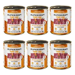 SUPER RAFI Pure Line Antis su batatais, 6 x 800 g, šlapias šunų maistas