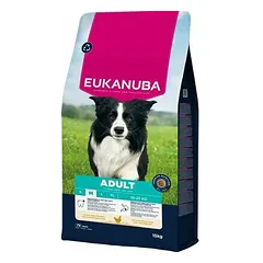 Eukanuba Dog Medium Adult su vištiena, sausas maistas šunims 15 kg