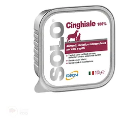 DRN Solo Cinghiale 100g Ir 300g (Šerniena) Konservai šunims ir katėms nuotrauka
