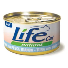 Life Cat konservai su tunu ir balta žuvimi katėms