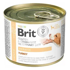 Brit GF Veterinary Diets Hepatic konservai šunims su sutrikusia kepenų veikla, 200 g parduotuvėje 1petshop.lt