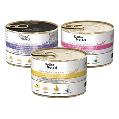 DOLINA NOTECI Junior Premium Skonių mišinys mažų veislių šunims 12x185g