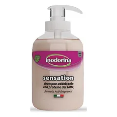 „Inodorina Sensation“ minkštinamasis ir raminantis šampūnas su pieno baltymais 300 ml