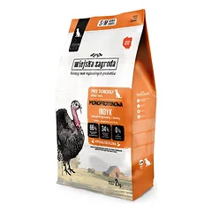 WIEJSKA ZAGRODA Vienos rūšies baltymų kalakutienos skanėstai S/M 2 kg
