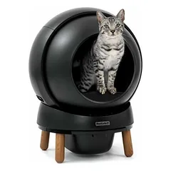 PetSafe ScoopFree SmartSpin savaime išsivalantis kraiko tualetas, juodas — 2 nuotrauka
