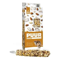 Witte Molen Puur Knabbersticks Erdnuss & Mandeln 90 g nuotrauka