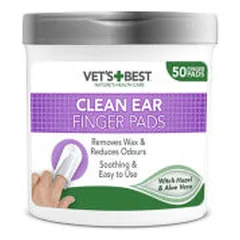 Vet's Best Clean Ear servetėlės ausims valyti augintiniams nuotrauka
