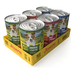 JOSERA Meat Lovers Menu Multipack 6x400 g jautiena, vištiena ir antis, drėgnas maistas šunims