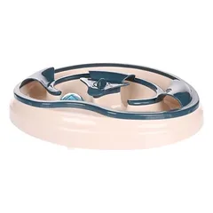 Flamingo Katzenspielzeug Shilo oval weiß/blau