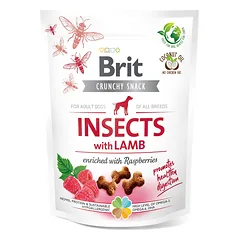 Brit Care Crunchy Snack Insects with Lamb skanėstai šunims 200 g