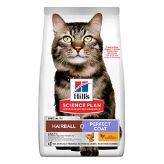 HILL'S SP Feline Adult Hairball&Perfect Coat  sausas maistas katėms 1.5kg
