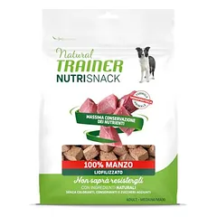 Natural Trainer Nutri Snack liofilizuoti gabaliukai Adult, skanėstai šunims, ekonominė pakuotė 6 x 50 g — 2 nuotrauka
