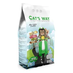Cat’s Way Aloe Vera kvapo bentonitinis kraikas, 10 l / 8,5 kg