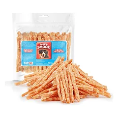 Happet Chicken & Rice Stick vištienos lazdelės skanėstai šunims, 500 g