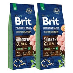 BRIT Premium By Nature Junior Extra Large XL 30 kg (2 x 15 kg)