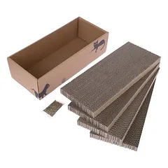 zooplus Basics Box mit 4 Kratzbrettern