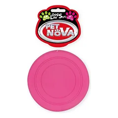 PET NOVA DOG LIFE STYLE Frisbee 18cm rožinis mėtų aromatas