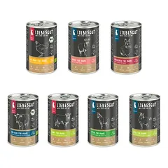 Liebesgut Hundefutter Probierpaket Hund Adult & Sensitiv 14 x 400 g