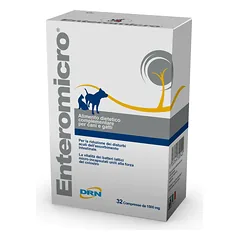 Enteromicro Complex tabletės šunims ir katėms esant diarėjai N32