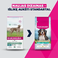 Eukanuba Daily Care Sensitive Joints sausas maistas šunims su vištiena, 2,3 kg
