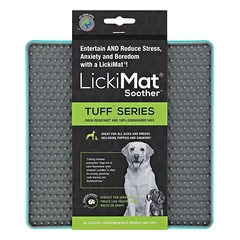 LickiMat Tuff Soother - laižymo kilimėlis šunims, pakeltas raštas, Zielony / Twarda — 4 nuotrauka