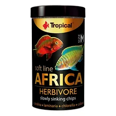 Tropical Soft Line Africa Herbivore minkštas pašaras augalėdėms ir visaėdėms Afrikos žuvims 250 ml