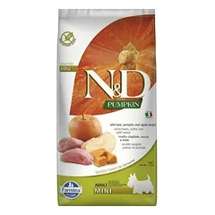 Farmina N&D Dog Pumpkin Mini Adult su šerniena, sausas maistas šunims 7 kg — 2 nuotrauka