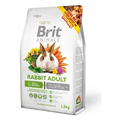 BRIT ANIMALS Rabbit Adult Complete 1,5 kg suaugusiems triušiams