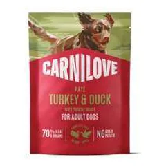 Carnilove Pate Turkey&Duck with Timothy Grass konservuotas maistas šunims, 300 g