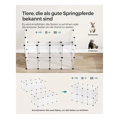 Plastikinis aptvaras su grindų plokštėmis, 125x63x42 cm — 4 nuotrauka