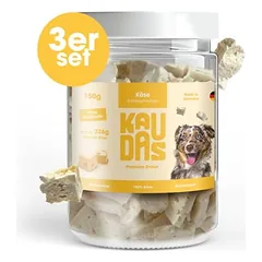 KAUDAS Hundesnack KäsePur Hundesnack - gefriergetrockneter Käse