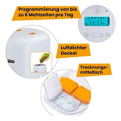 Ferplast automatinis maisto dozatorius Risto Pet, iki 4 l sauso maisto — 4 nuotrauka