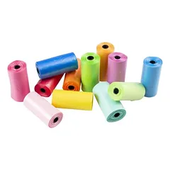 Duvo+ šunų išmatų maišeliai Rainbow, Kiekis: 4 x 15 vnt. — 2 nuotrauka