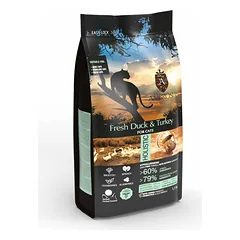 AMBROSIA begrūdis su šviežia antiena ir kalakutiena sausas maistas sterilizuotoms katėms, grain-free Sterilized Fresh Duck & Turkey 5 kg — 2 nuotrauka
