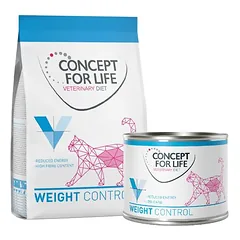 Concept for Life mišrus rinkinys Veterinary Diet Weight Control, sausas maistas katėms, 200 - 399 g — 4 nuotrauka