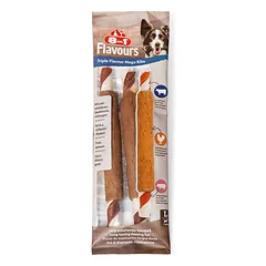 8in1 Flavours Mega Ribs trigubo skonio skanėstas šunims, 140 g