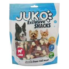 JUKO užkandžiai ėriena & balta kalcis kaulas 250 g