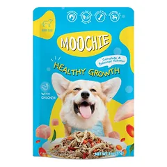 MOOCHIE Sveikas augimas su vištiena 85 g šlapias šunų maistas su vištiena
