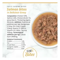 Catit Cuisine Bites konservai katėms su lašiša, 75 g — 3 nuotrauka