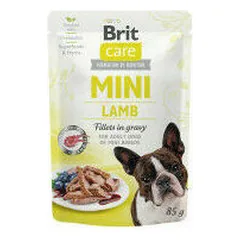 Brit Care Mini filė padaže su ėriena, drėgnas maistas šunims 85 g — 3 nuotrauka