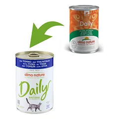Almo Nature DAILY Cat su tunu drėgnas maistas suaugusioms katėms, 400 g — 2 nuotrauka