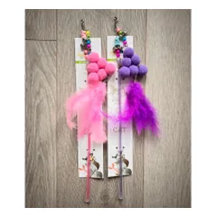Žaislas katėms meškerė, 31 cm