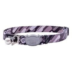 ROGZ FusionCat juodas antkaklis 11mm 20-31cm
