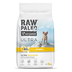 RAW PALEO Ultra Turkey Mini Puppy 8kg mažų veislių šuniukams kalakutiena