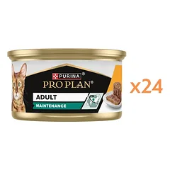 PURINA PRO PLAN Adult Maintenance Drėgnas paštetas su vištiena 24x85g drėgnas maistas katėms
