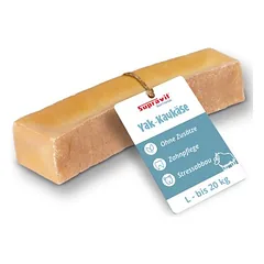 Supravit jakų kramtomasis sūris šunims - natūralus sūrio kaulas, mažai laktozės, Vidutiniams 11–25 kg — 5 nuotrauka