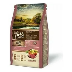 Sams Field su ėriena ir ryžiais Light & Senior, sausas maistas šunims 13 kg — 2 nuotrauka